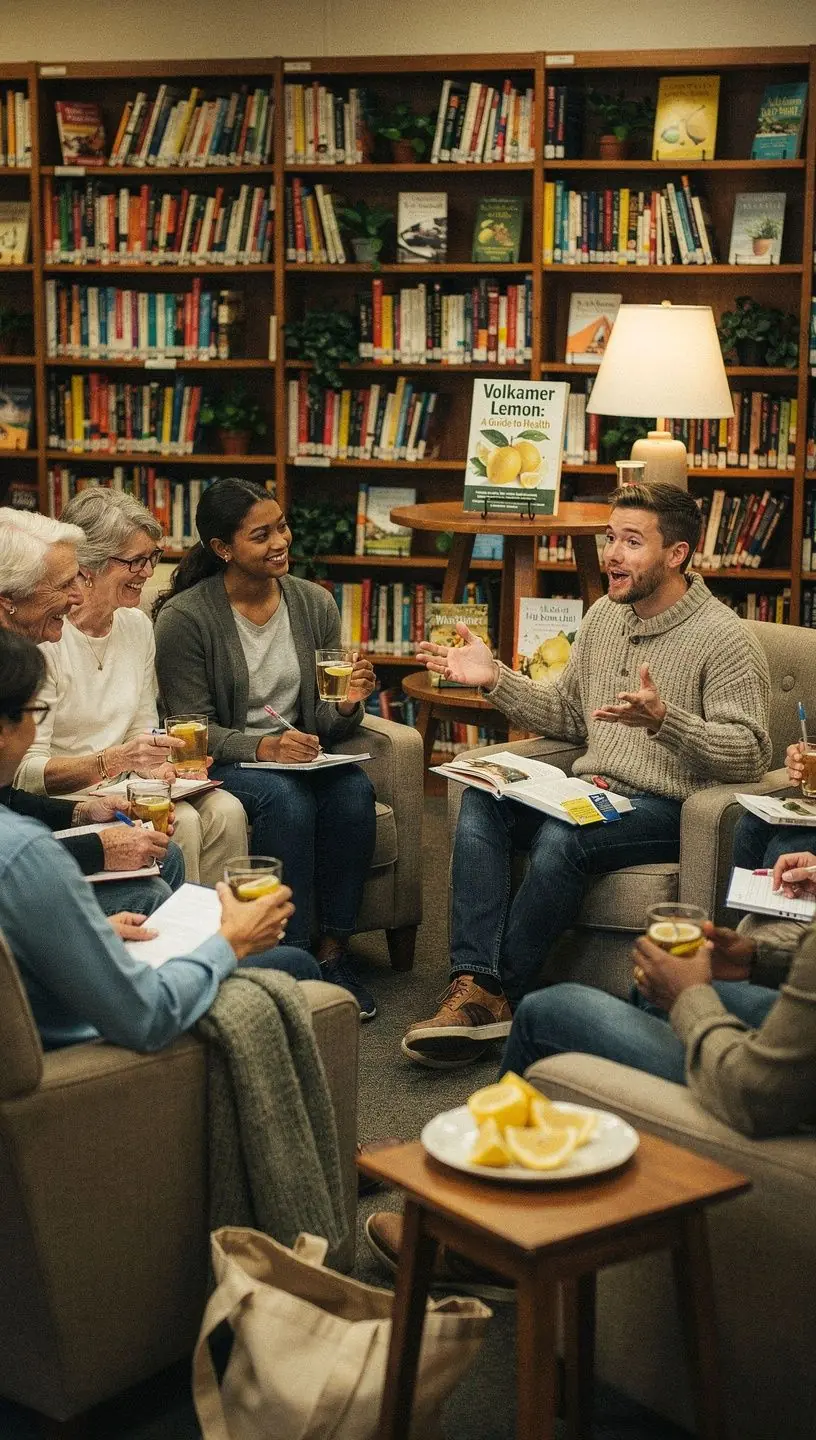 Volkamer citrinos arbatos puodelis su šviežiomis apelsinų skiltelėmis, pabrėžiantis unikalų skonį.