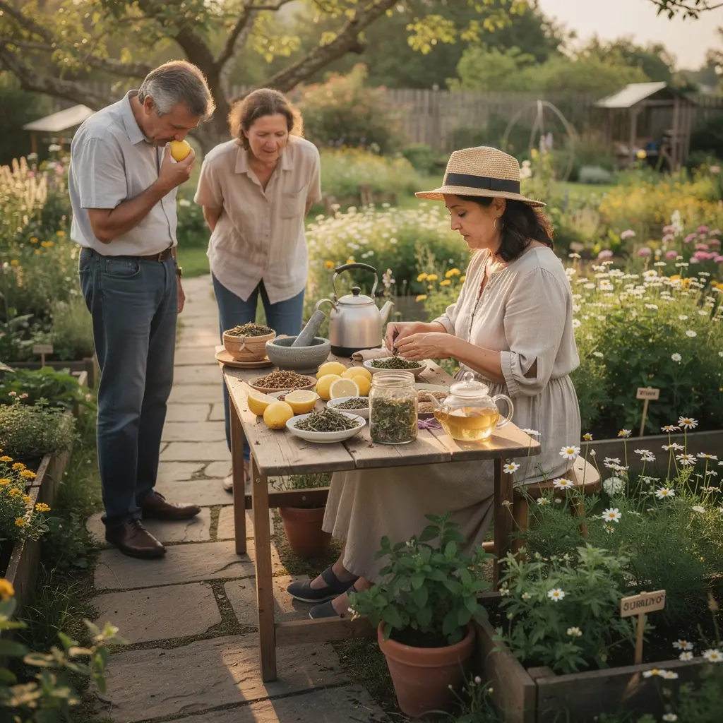Citrinų ir apelsinų mišinio ingredientai, supakuoti natūralioje pakuotėje.